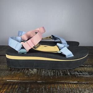 NEW Teva Original Universal Midform Womens Size 10 Outdoor Sandals Black Multi